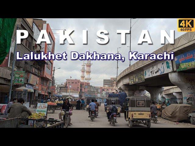 Lalukhet Dakhana Walking Tour | Karachi, Pakistan | Full Mooni Vlogs | 4K UHD | 60FPS