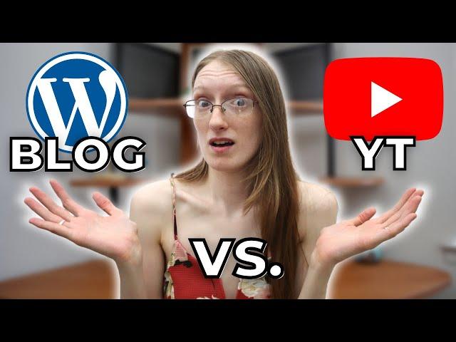 BLOG VS YOUTUBE CHANNEL 2023: Which One Should you Start?!