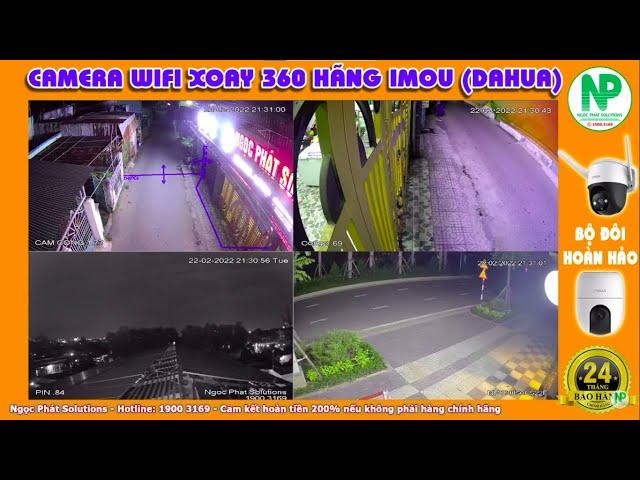  REVIEW - CAMERA IMOU PTZ XOAY 360 NGOÀI TRỜI FULL MÀU BAN ĐÊM S22FP 2MP - S42FP 4MP