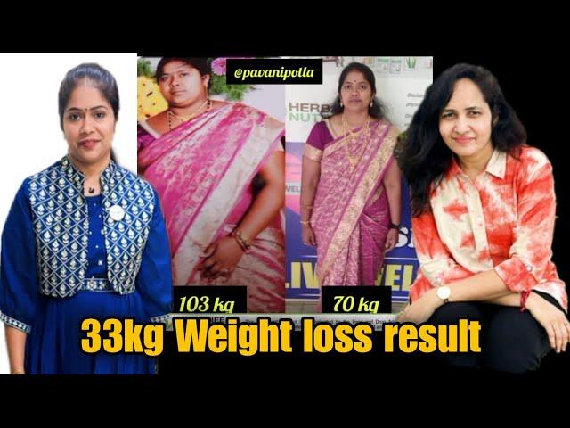 33 kgs healthy weight loss journey, personal experience talk with Nalini Sree #weightloss #herbalife