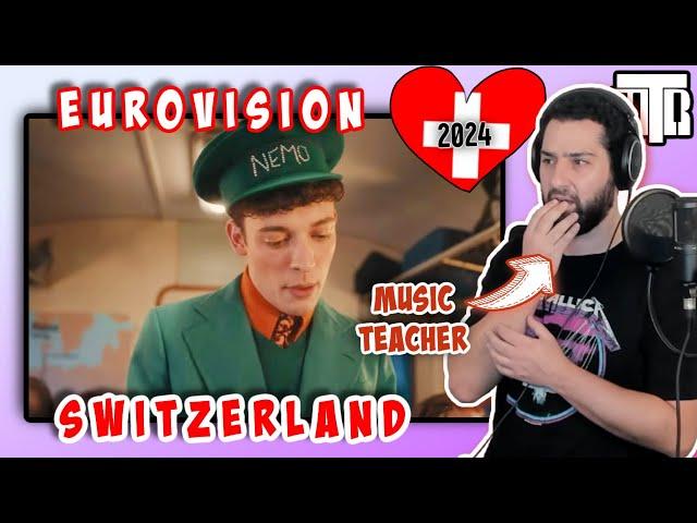 Switzerland Eurovision 2024 Reactionalysis - Music Teacher Analyses The Code by Nemo (Reaction)