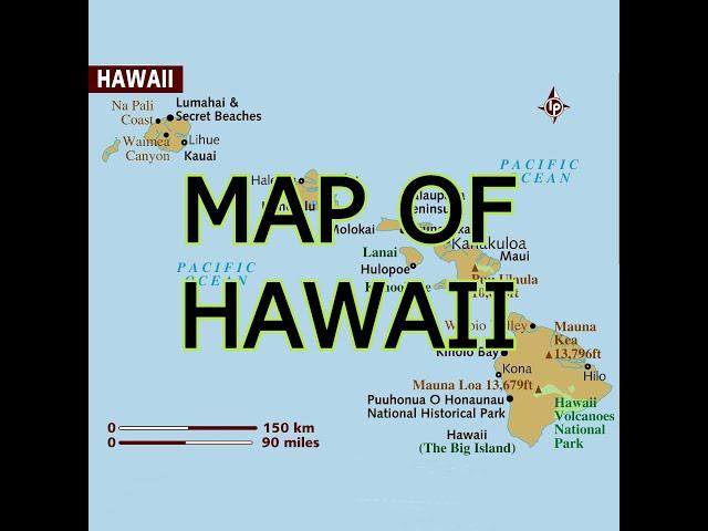 MAP OF HAWAII