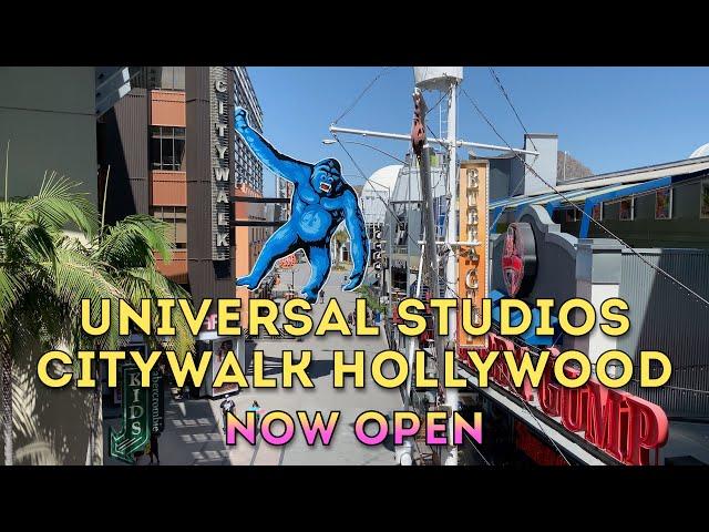 Universal CityWalk Hollywood Reopening Highlights in 4K