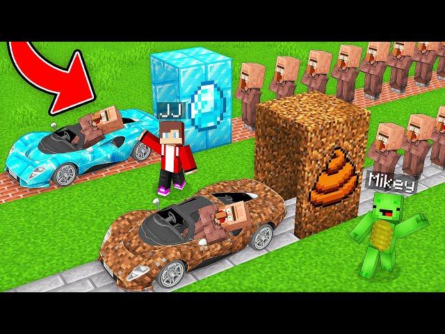 Mikey and JJ Built POOR vs RICH Car Factory in Minecraft (Maizen)