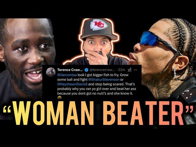 “You A Scared WOMAN BEATER.” Terence Crawford Flames Gervonta Davis.