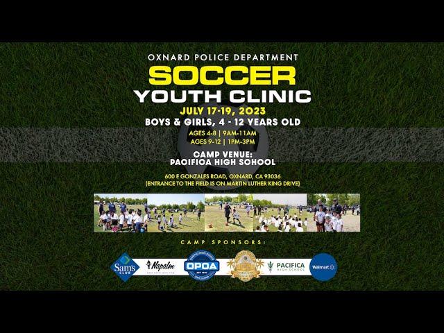 Oxnard Police Youth Soccer Clinic 2023