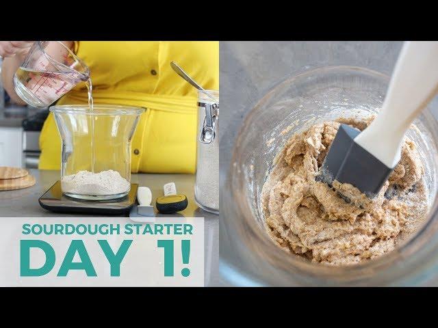 How to Make a Sourdough Starter: Day 1