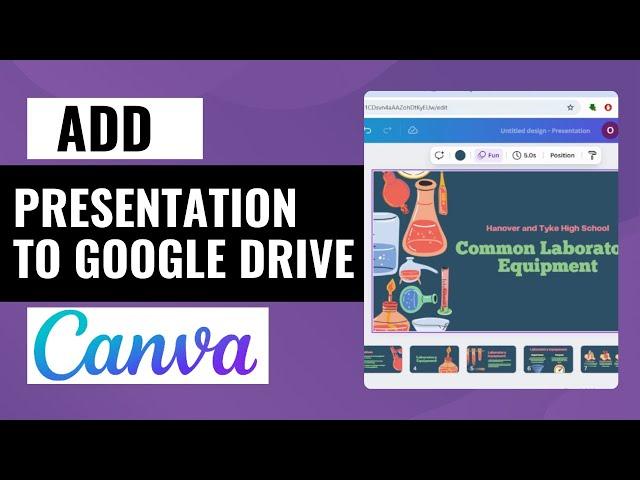 How To Add A Canva Presentation To Google Drive | Quick & Simple Tutorial