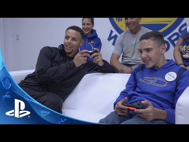 PlayStation HEROES: Stephen Curry makes a wish come true for Shawn Rocha