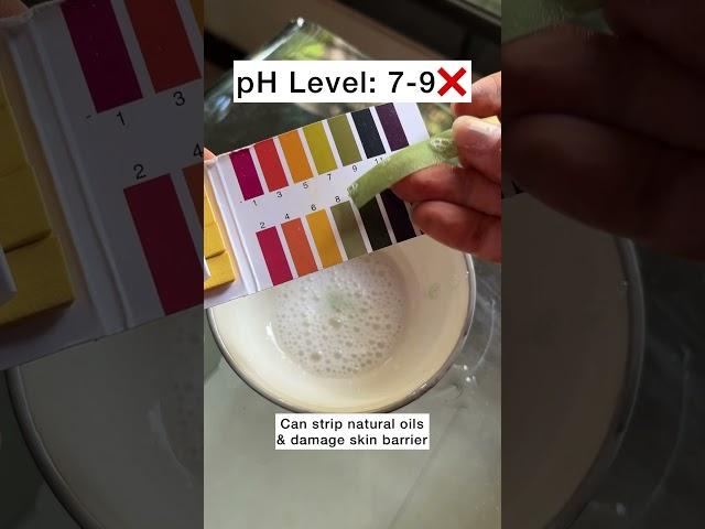 Testing pH level of Indian facewashes part 2 #shorts #youtubeshorts #skincare