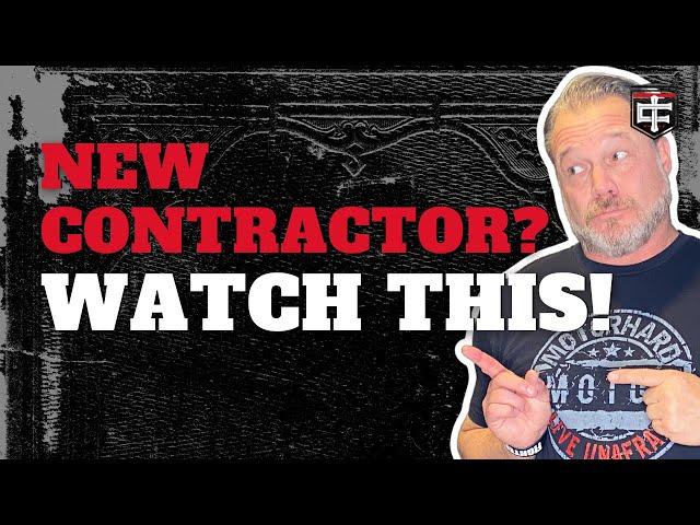 5 Tips to Make Your NEW Contractor Business More Money