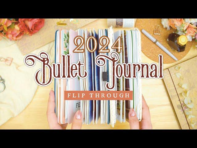 2024 Bullet Journal Flip Through • Artistic & Interactive Bullet Journal Ideas 