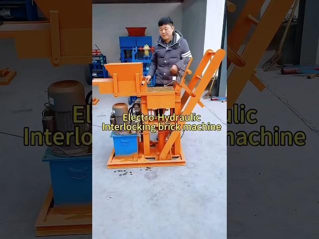 machines for production making bricks, electric interlocking brick ecological house making machine
