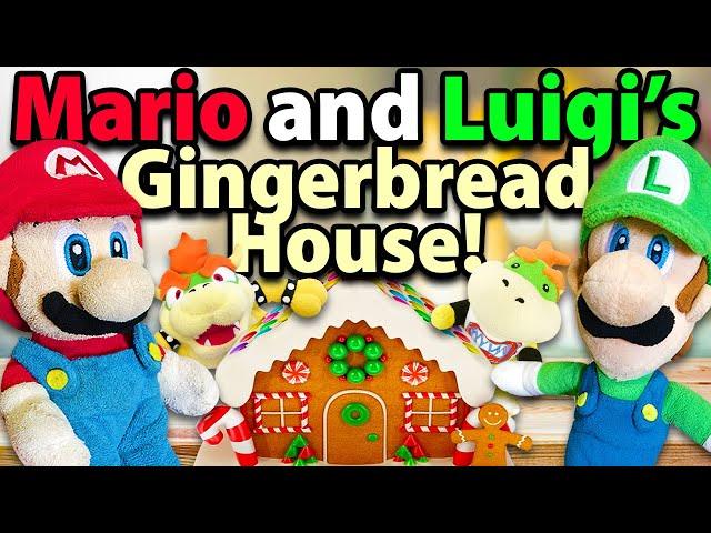 Crazy Mario Bros: Mario and Luigi's Gingerbread House!