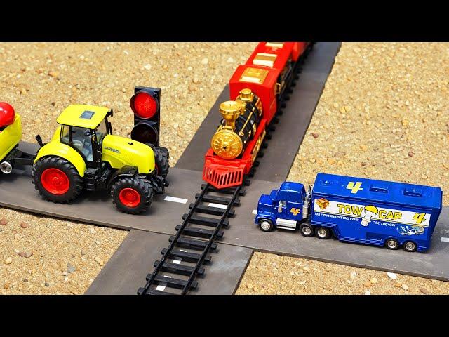 60+ Mins top diy tractor making mini crossroad traffic lanes construction | diy mini traffic lights