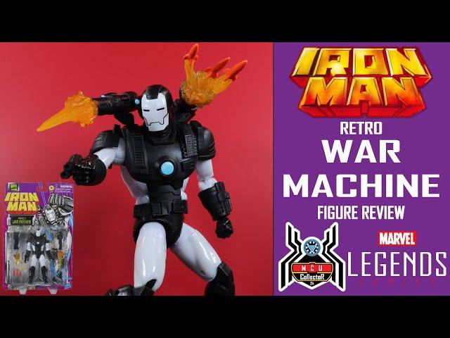 Marvel Legends WAR MACHINE Retro Iron Man Animated Series Cardback Exclusive Figure Review