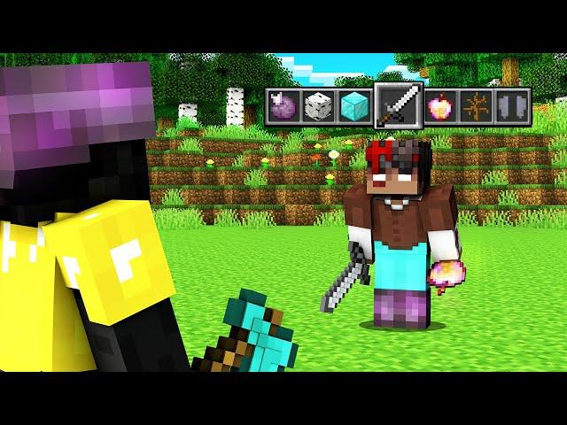 BUSZ vs NAPIERAK (minecraft manhunt randomizer)