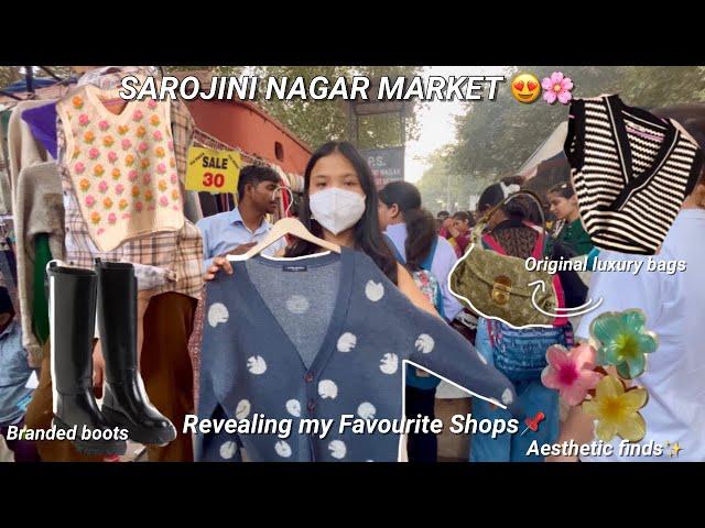 Sarojini Nagar market winter shopping guide 2024 ️ + Try on haul