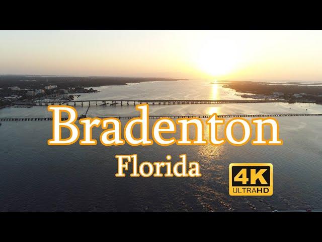 Aerial Tour of Bradenton, FL in 4k