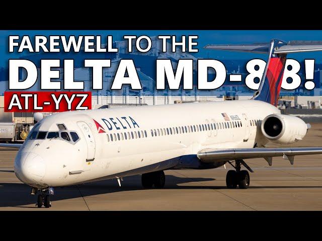 FLYING A 29-YEAR-OLD MD-88! The End of an Era at Delta Air Lines