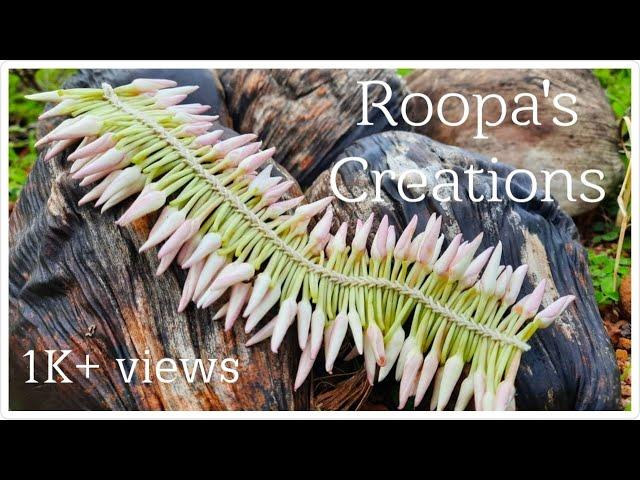 Flower garland from Royal jasmine | Roopa's Creations