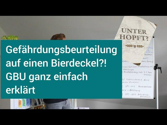 Gefährdungsbeurteilung ganz einfach erklärt. Ohne Vorkenntnisse. Führungskraft SiFa