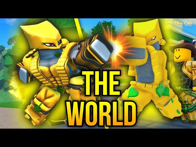 Using THE WORLD In Different Roblox JoJo Games