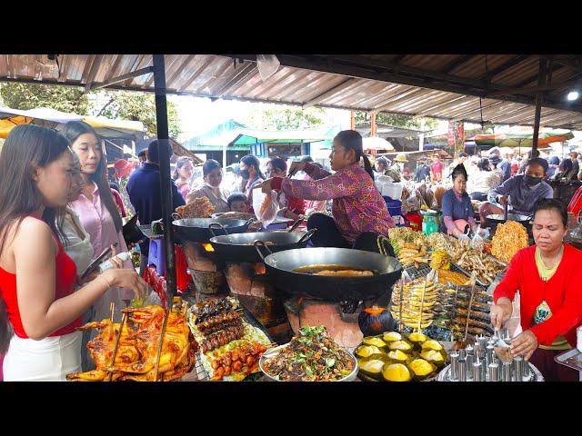 The Best Street Food & Market Food Tour In Cambodia - Grilled Frog, Chicken, Snails, & More