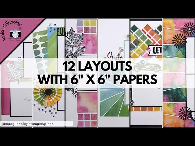 6" x 6" Pattern Paper Scrapbook Workshop | Full Of Life Papers | Stampin' Up!