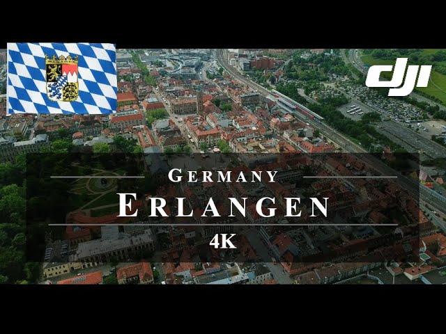 Erlangen  Drone Aerial 4K | Germany Deutschland Duitsland