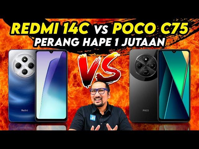 Duel Smartphone Murah 1 JUTAAN: Redmi 14C vs POCO C75! feat ShopBack