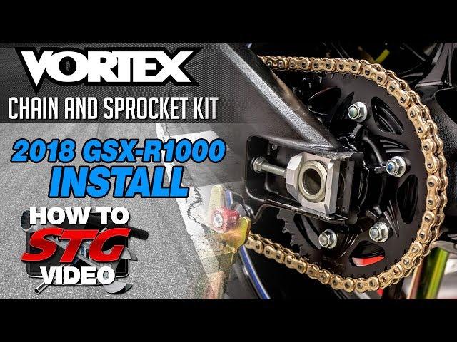 Vortex 2018 Suzuki GSX-R1000 Chain and Sprocket Install | Sportbiketrackgear.com