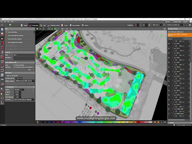 How to show the false color in specific calculation surface