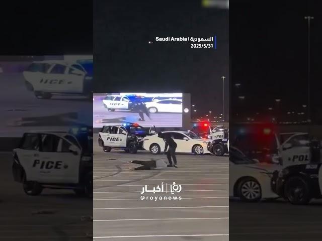 Saudi Hajj security unveils its security systems during the Hajj season military parade