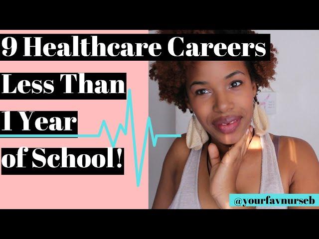 Healthcare Careers with Minimal Schooling|Make Money Fast|YourFavNurseB