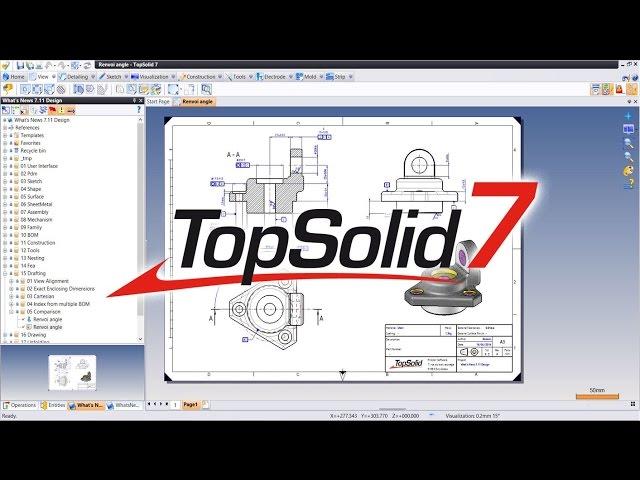 TopSolid : Drafting View Comparison