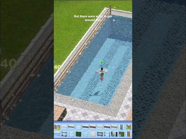 Pools in The Sims 3 were LETHAL