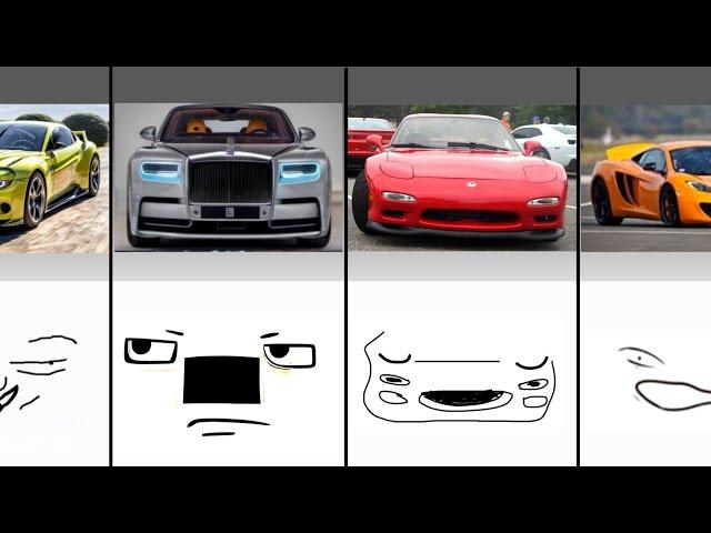 Funny Car Face's Comparison | Part.2