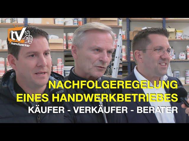 Nachfolgeregelung im Handwerk, Beispiel Dietrich AG, Handwerker-Talk | handwerker.ch, Folge 118