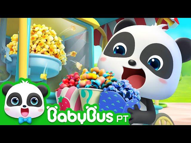 Pipoca Colorida do Kiki | Aprender Cors | Canção das Cores | Músicas Infantis | BabyBus Português