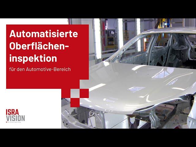 Automatisierte Oberflächeninspektion für den Automotive-Bereich