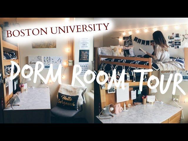 DORM ROOM TOUR | boston university freshman