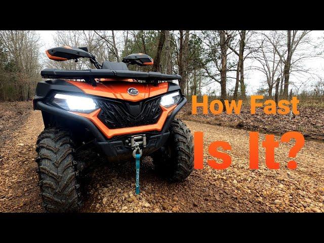 2020 CFMoto CForce 600 Top Speed & Acceleration Comparison vs 500