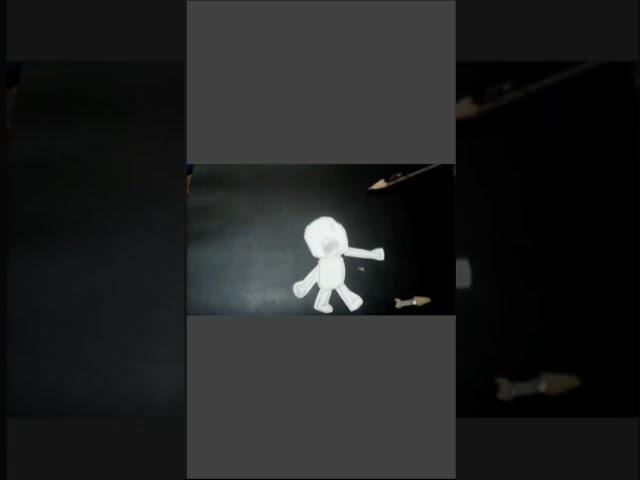 Kinan vs Pencil (stop motion) #shorts