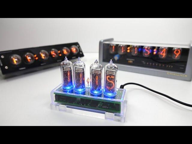 Fully Assembled Nixie Clock Shootout