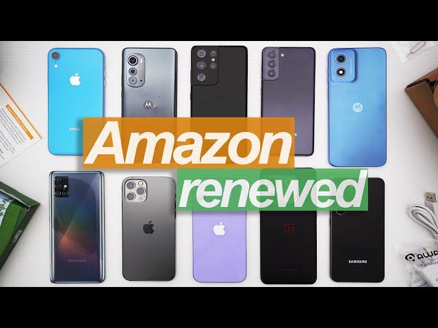 I Bought 10 "Amazon Renewed" Smartphones - How Bad Are They?