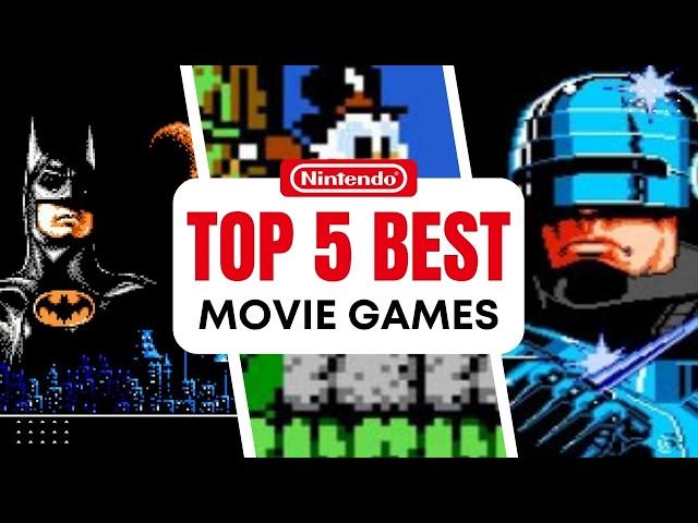 The TOP 5 Most Epic NES Movie Tie-In Games of ALL TIME!