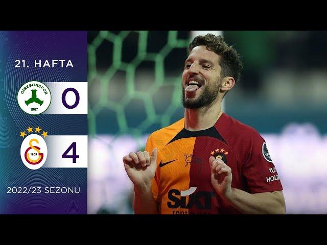 B. Giresunspor (0-4) Galatasaray | 21. Hafta - 2022/23