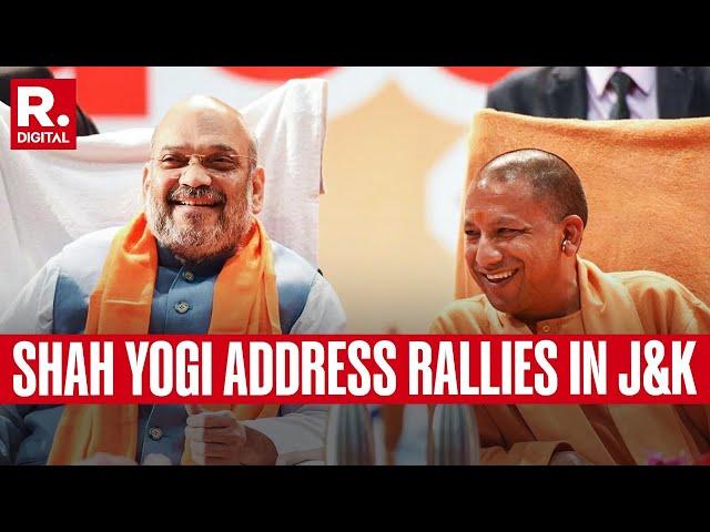 Amit Shah Hold 4 Rallies In J&K , CM Yogi & Several BJP Leaders Also Set To Hold Rallies In J&K