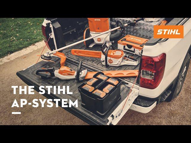 Get it done with the STIHL AP battery system for professionals